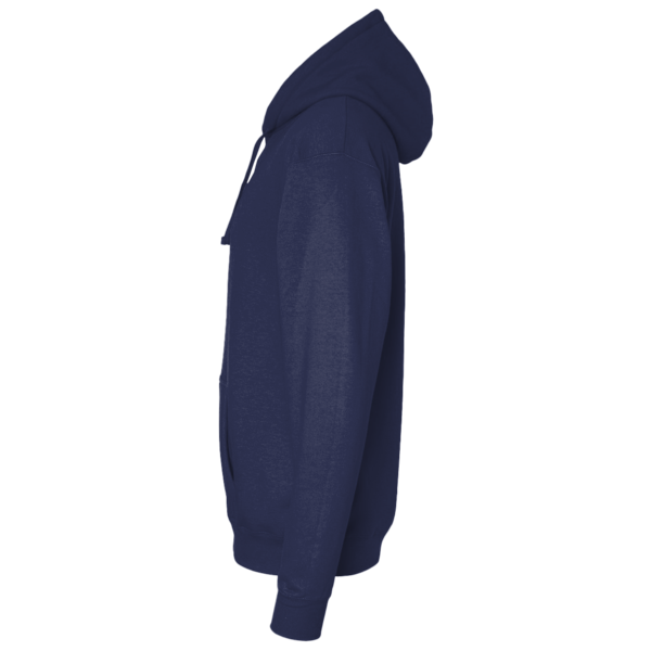 Sport Tek Pullover Hooded Sweatshirt, True Navy, Left Sleeve view