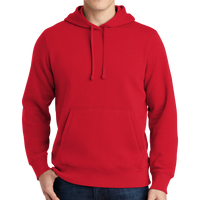 Sport Tek Pullover Hooded Sweatshirt, True Red, Front view