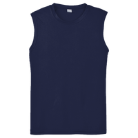Sport Tek Sleeveless PosiCharge ® Competitor Tee, True Navy, Front view