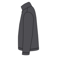Sport Tek Tall 1/4 Zip Sweatshirt, Graphite Heather, Left Sleeve (Long) view