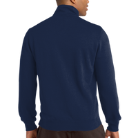 Sport Tek Tall 1/4 Zip Sweatshirt, True Navy, Back view
