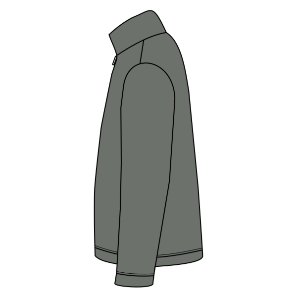 Sport Tek Tall 1/4 Zip Sweatshirt, Vintage Heather, Left Sleeve (Long) view