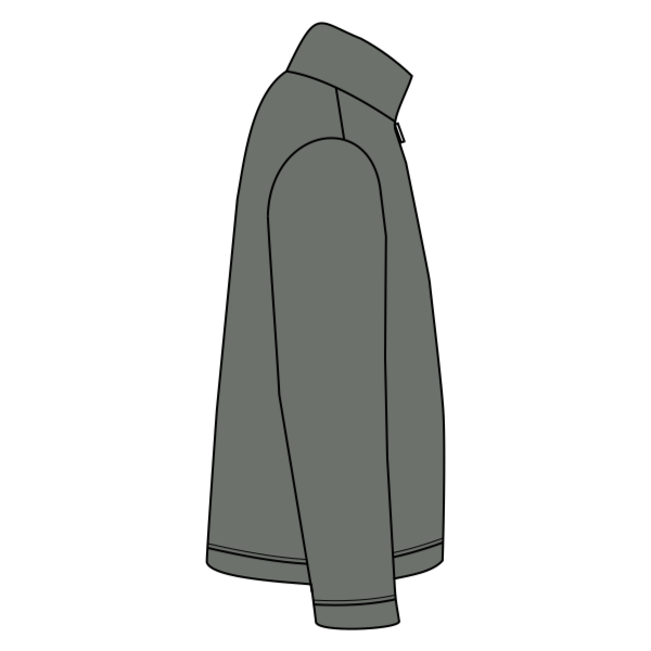 Sport Tek Tall 1/4 Zip Sweatshirt, Vintage Heather, Right Sleeve (Long) view