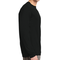 Sport Tek Tall Long Sleeve PosiCharge ® Competitor Tee, Black, Right Side view