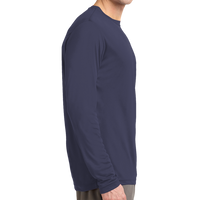 Sport Tek Tall Long Sleeve PosiCharge ® Competitor Tee, True Navy, Right Side view