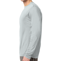 Sport Tek Tall Long Sleeve PosiCharge ® Competitor Tee, White, Left Side view