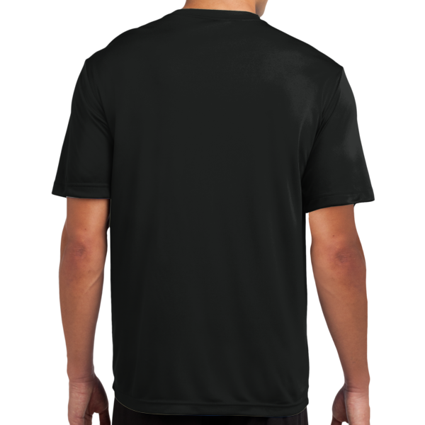 Sport Tek Tall PosiCharge ® Competitor Tee, Black, Back view