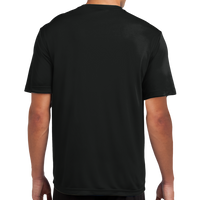 Sport Tek Tall PosiCharge ® Competitor Tee, Black, Back view