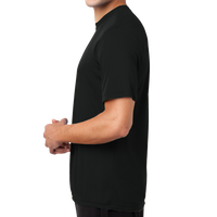 Sport Tek Tall PosiCharge ® Competitor Tee, Black, Left Sleeve (Short) view