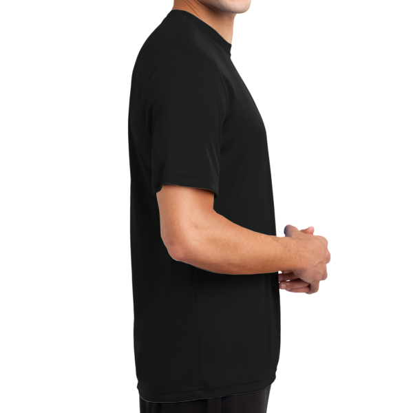 Sport Tek Tall PosiCharge ® Competitor Tee, Black, Right Sleeve (Short) view