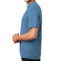 Sport Tek Tall PosiCharge ® Competitor Tee, Carolina Blue, Left Sleeve (Short) view