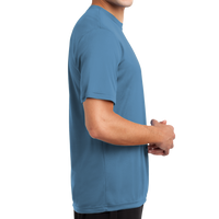 Sport Tek Tall PosiCharge ® Competitor Tee, Carolina Blue, Right Sleeve (Short) view
