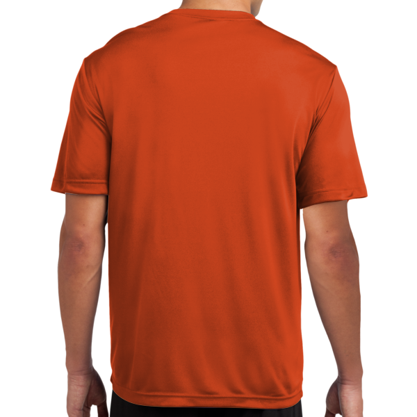 Sport Tek Tall PosiCharge ® Competitor Tee, Deep Orange, Back view
