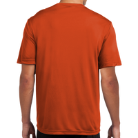 Sport Tek Tall PosiCharge ® Competitor Tee, Deep Orange, Back view