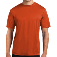 Sport Tek Tall PosiCharge ® Competitor Tee, Deep Orange, Front view
