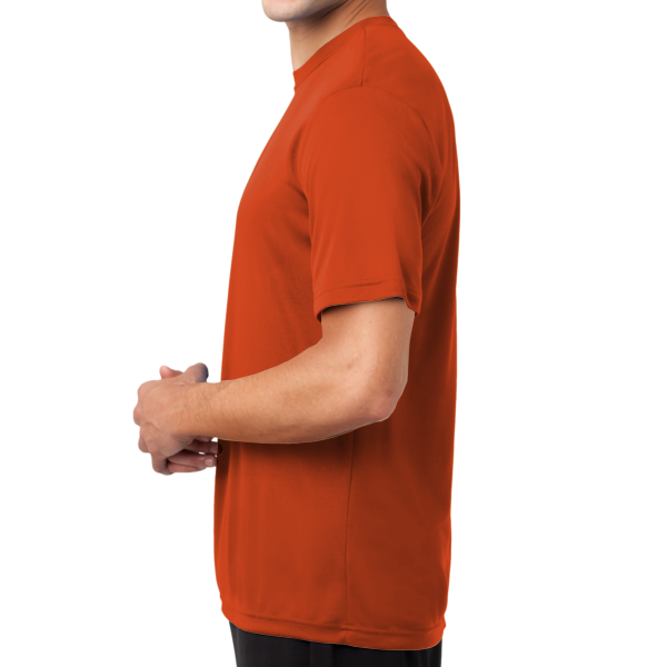 Sport Tek Tall PosiCharge ® Competitor Tee, Deep Orange, Left Sleeve (Short) view
