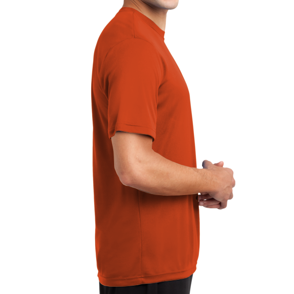Sport Tek Tall PosiCharge ® Competitor Tee, Deep Orange, Right Sleeve (Short) view