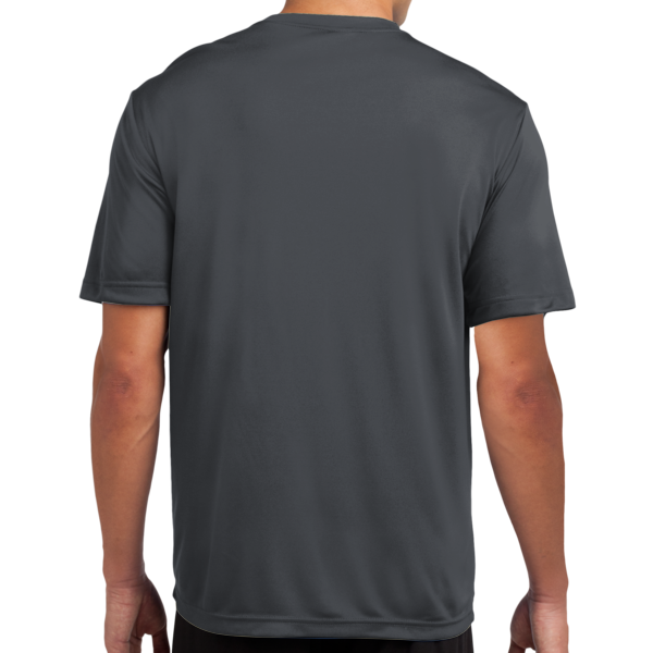 Sport Tek Tall PosiCharge ® Competitor Tee, Iron Grey, Back view