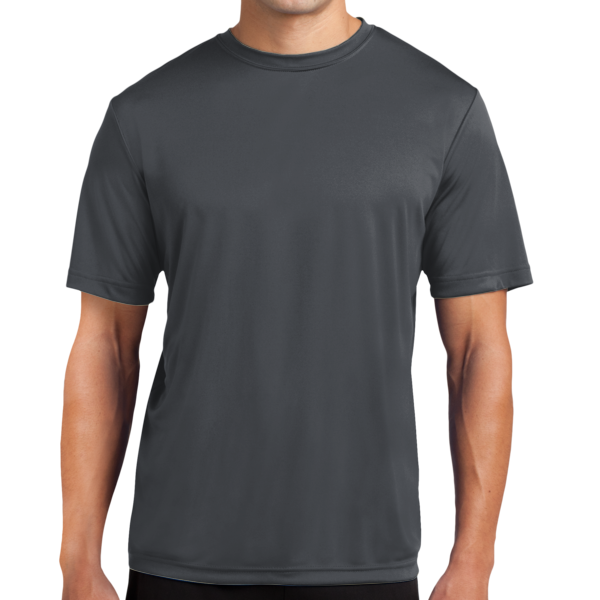 Sport Tek Tall PosiCharge ® Competitor Tee, Iron Grey, Front view