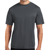 Sport Tek Tall PosiCharge ® Competitor Tee, Iron Grey, Front view
