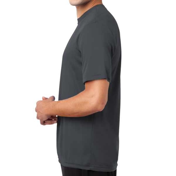 Sport Tek Tall PosiCharge ® Competitor Tee, Iron Grey, Left Sleeve (Short) view