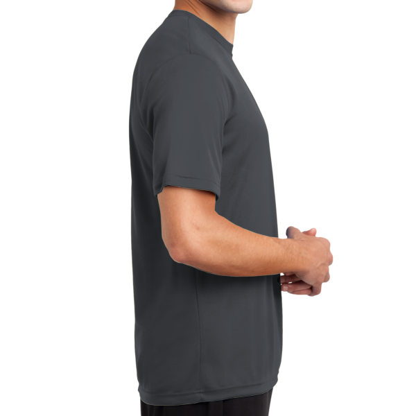 Sport Tek Tall PosiCharge ® Competitor Tee, Iron Grey, Right Sleeve (Short) view