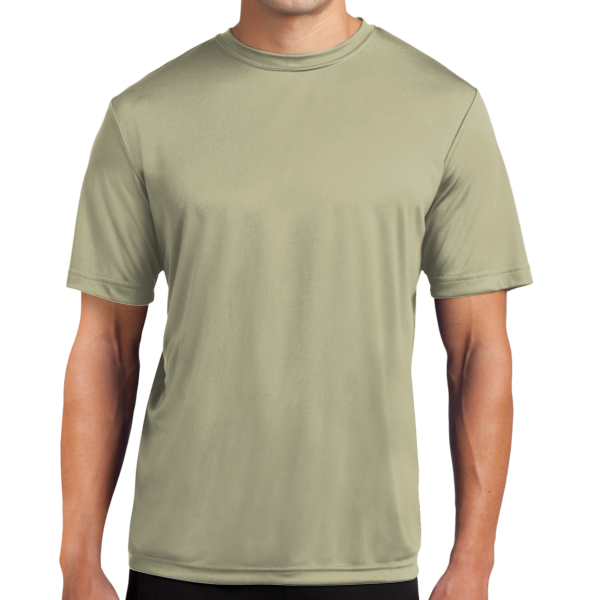 Sport Tek Tall PosiCharge ® Competitor Tee, Sand, Front view