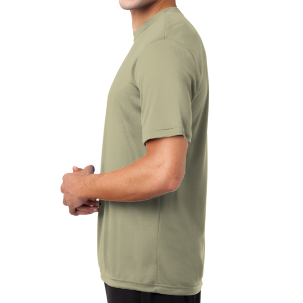 Sport Tek Tall PosiCharge ® Competitor Tee, Sand, Left Sleeve (Short) view