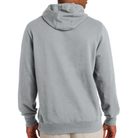 Sport Tek Tall Pullover Hooded Sweatshirt, Athletic Heather, Back view