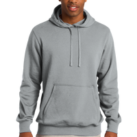 Sport Tek Tall Pullover Hooded Sweatshirt, Athletic Heather, Front view