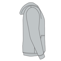 Sport Tek Tall Pullover Hooded Sweatshirt, Athletic Heather, Right Side view