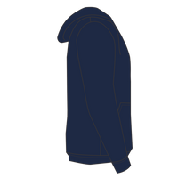 Sport Tek Tall Pullover Hooded Sweatshirt, True Navy, Right Side view