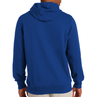 Sport Tek Tall Pullover Hooded Sweatshirt, True Royal, Back view