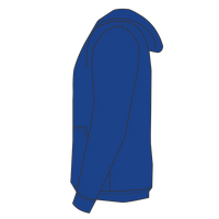 Sport Tek Tall Pullover Hooded Sweatshirt, True Royal, Left Side view