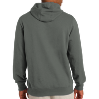 Sport Tek Tall Pullover Hooded Sweatshirt, Vintage Heather, Back view