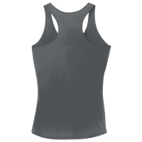 Sport Tek Women's PosiCharge ® Competitor Racerback Tank, Iron Grey, Back view