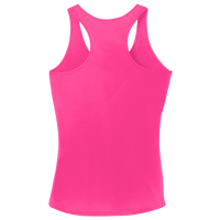Sport Tek Women's PosiCharge ® Competitor Racerback Tank, Neon Pink, Back view