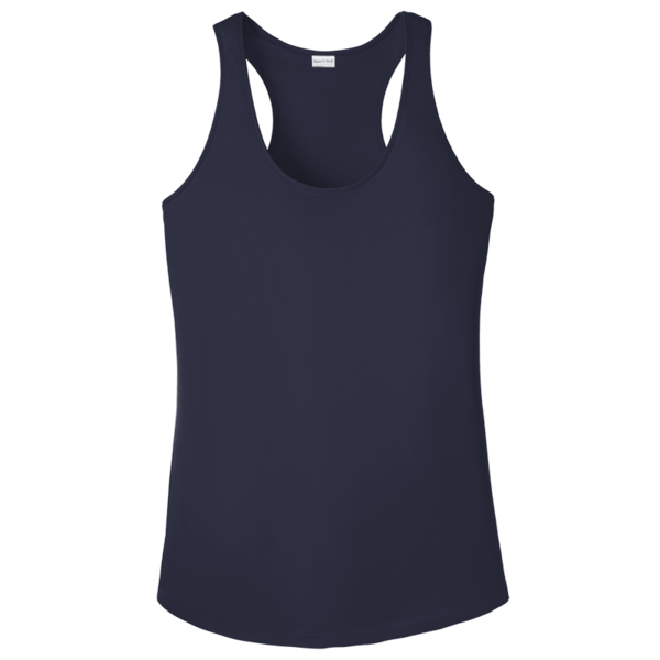 Sport Tek Women's PosiCharge ® Competitor Racerback Tank, True Navy, Front view