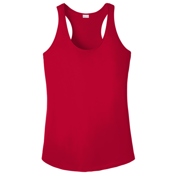 Sport Tek Women's PosiCharge ® Competitor Racerback Tank, True Red, Front view
