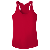 Sport Tek Women's PosiCharge ® Competitor Racerback Tank, True Red, Front view