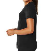 Sport Tek Women's PosiCharge ® Competitor Tee, Black, Left Sleeve view