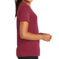 Sport Tek Women's PosiCharge ® Competitor Tee, Cardinal, Right Sleeve view