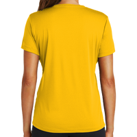 Sport Tek Women's PosiCharge ® Competitor Tee, Gold, Back view