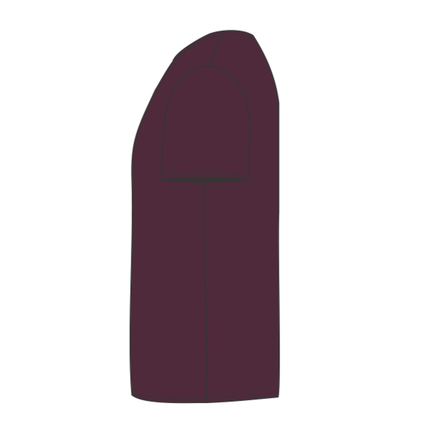 Sport Tek Youth CamoHex Tee, Maroon, Youth Left Sleeve (Short) view