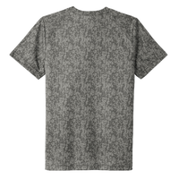 Sport Tek Youth Digi Camo Tee, Grey Concrete, Back view