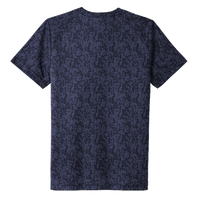 Sport Tek Youth Digi Camo Tee, True Navy, Back view