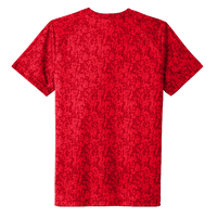 Sport Tek Youth Digi Camo Tee, True Red, Back view