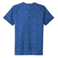 Sport Tek Youth Digi Camo Tee, True Royal, Back view