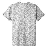 Sport Tek Youth Digi Camo Tee, White, Back view