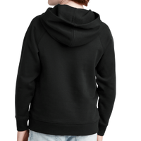 Sport Tek Youth Drive Fleece Pullover Hoodie, Black, Back view